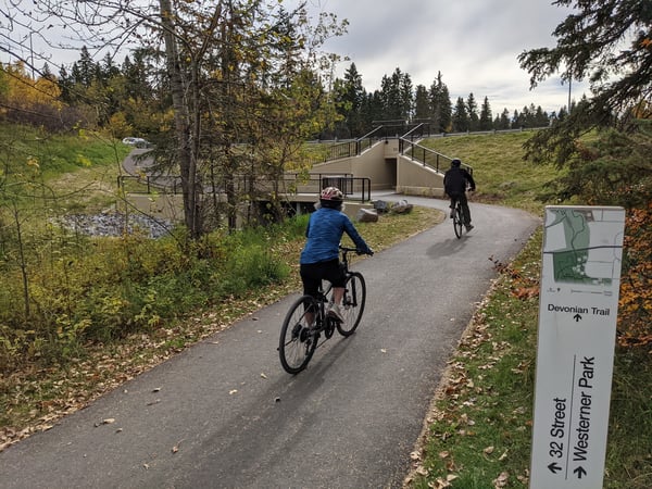 32nd St Piper Creek - Cyclists