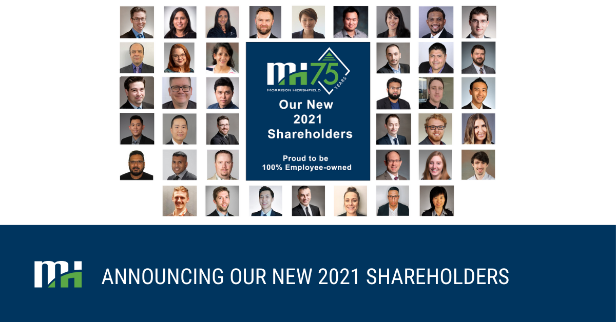 Announcing our New 2021 Shareholders