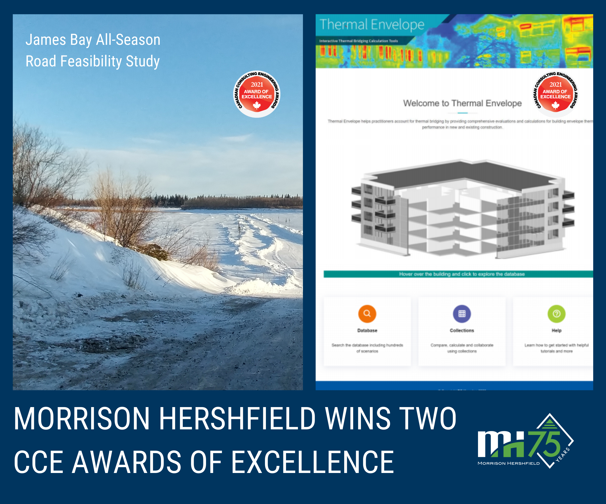 Morrison Hershfield Wins Two CCE Awards of Excellence