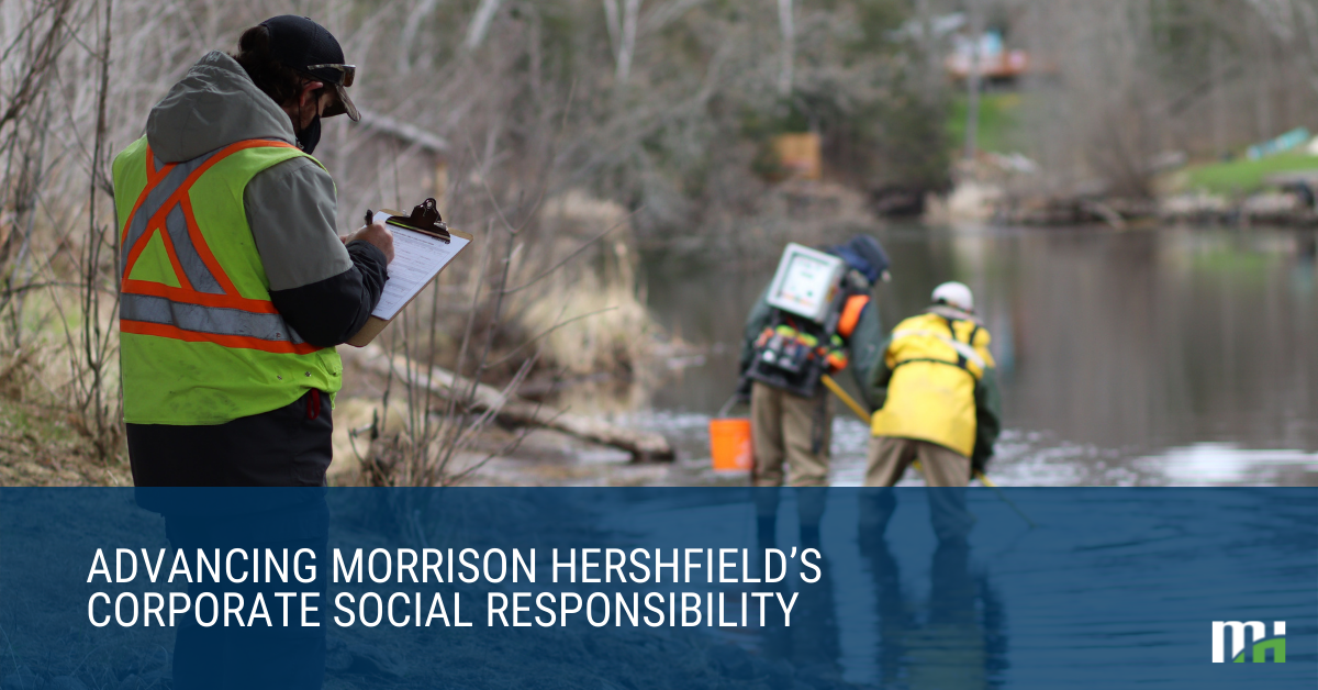 Advancing Morrison Hershfield’s Corporate Social Responsibility