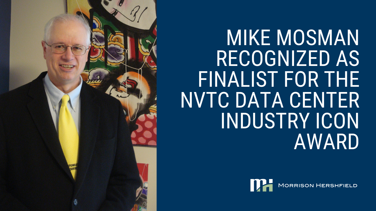 Mike Mosman Recognized as NVTC Data Center Industry Icon Finalist