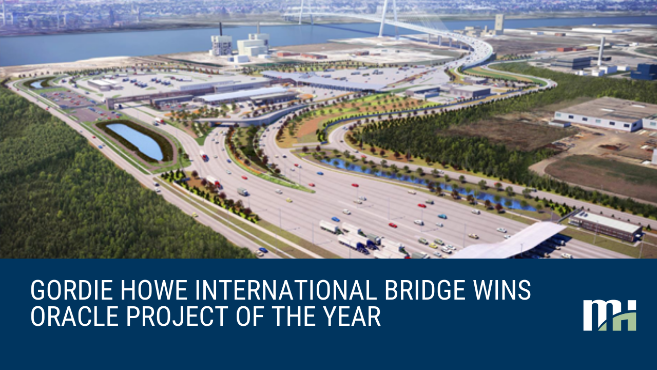 Gordie Howe International Bridge Wins Project of the Year
