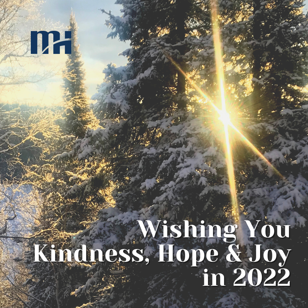 Wishing you Kindness, Hope and Joy in 2022