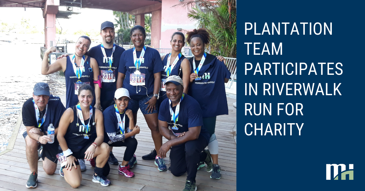 Plantation Team Participates in Riverwalk Run for Charity