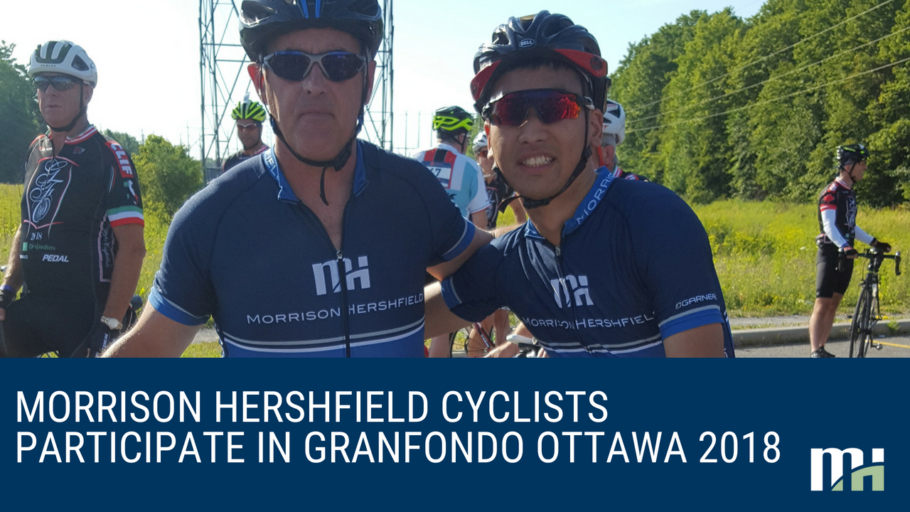 Morrison Hershfield Cyclists Participate in GranFondo Ottawa 2018