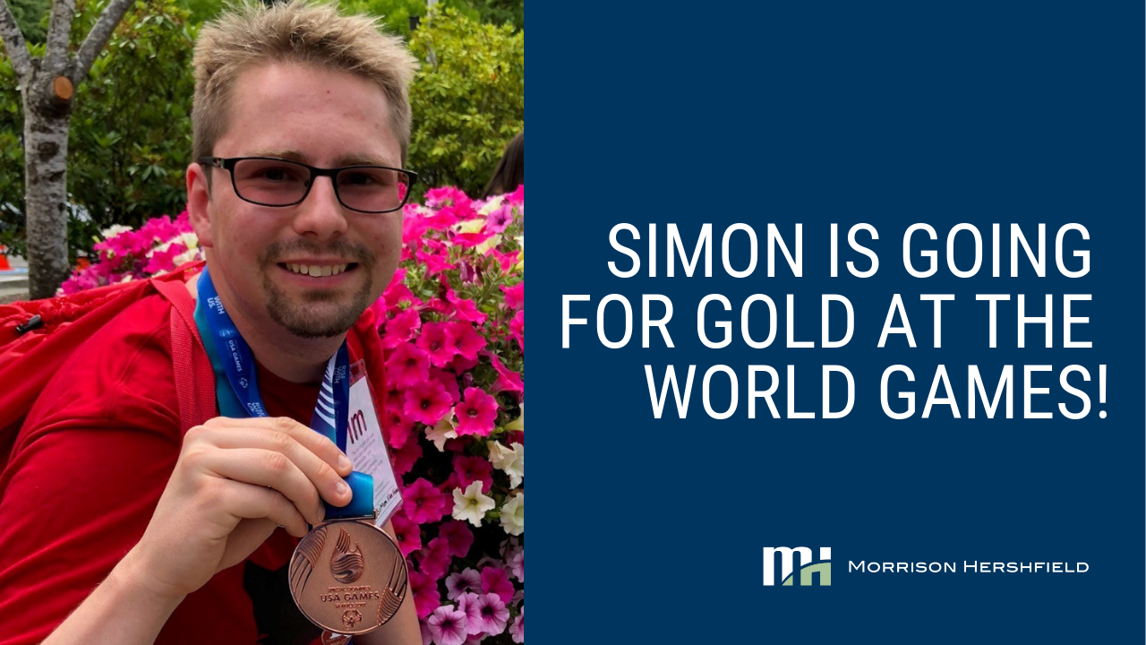 Simon is Going for Gold at the World Games!
