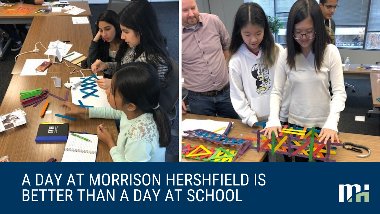 A Day at Morrison Hershfield is Better Than a Day at School - Take our Kids to Work Day Generates Excitement