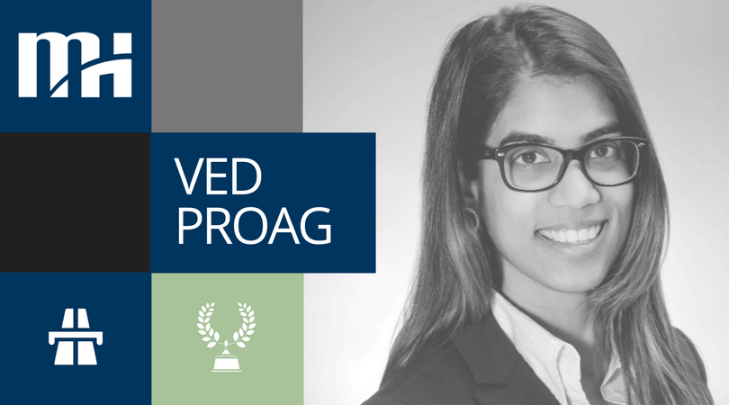 Ved Proag, Finalist for Women's Infrastructure Network's Emerging Leader Award