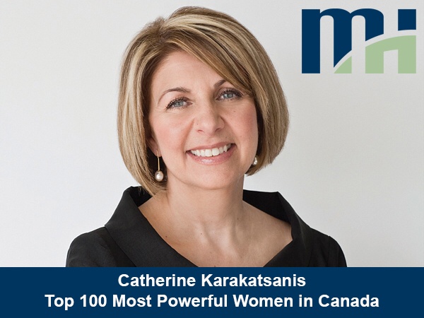 COO Catherine Karakatsanis Recognized in WXN Canada’s Top 100 Most Powerful Women, Hall of Fame