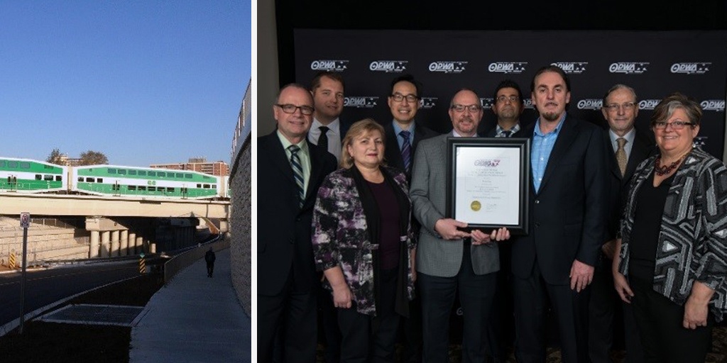 Denison Road Grade Separation Named OPWA Structural Project of the Year
