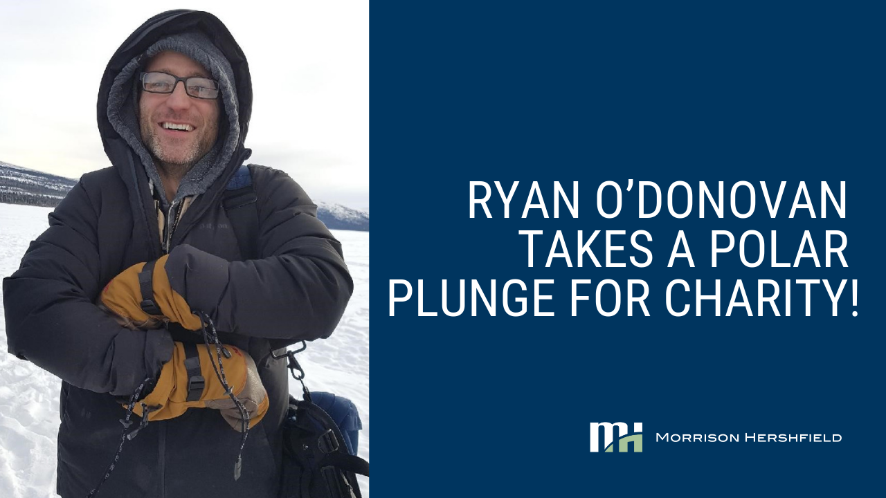 Ryan O’Donovan Takes A Polar Plunge for Charity!
